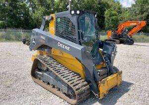 2022 John Deere 333G Skid Steer Track Loader AC Cab Crawler Aux Hyd