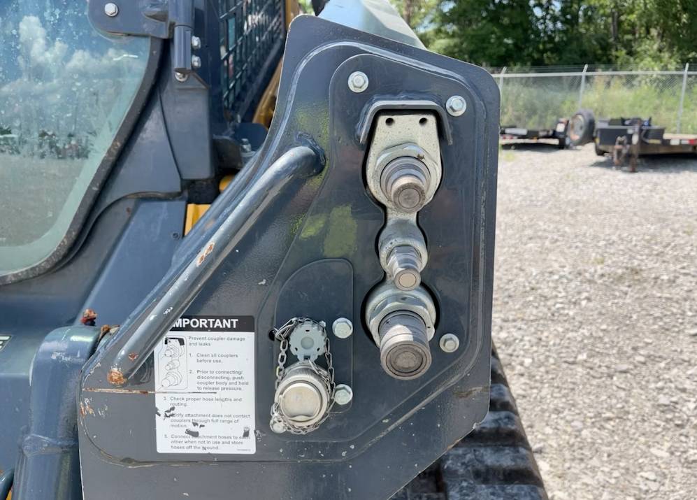 
								2022 John Deere 333G Skid Steer Track Loader AC Cab Crawler Aux Hyd full									