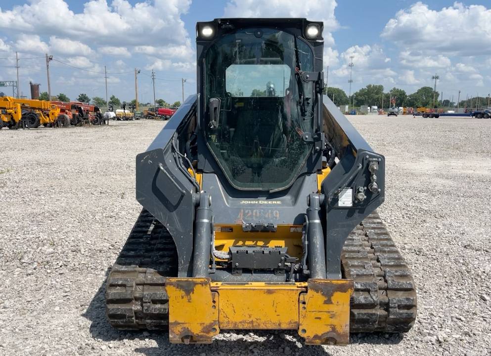 
								2022 John Deere 333G Skid Steer Track Loader AC Cab Crawler Aux Hyd full									