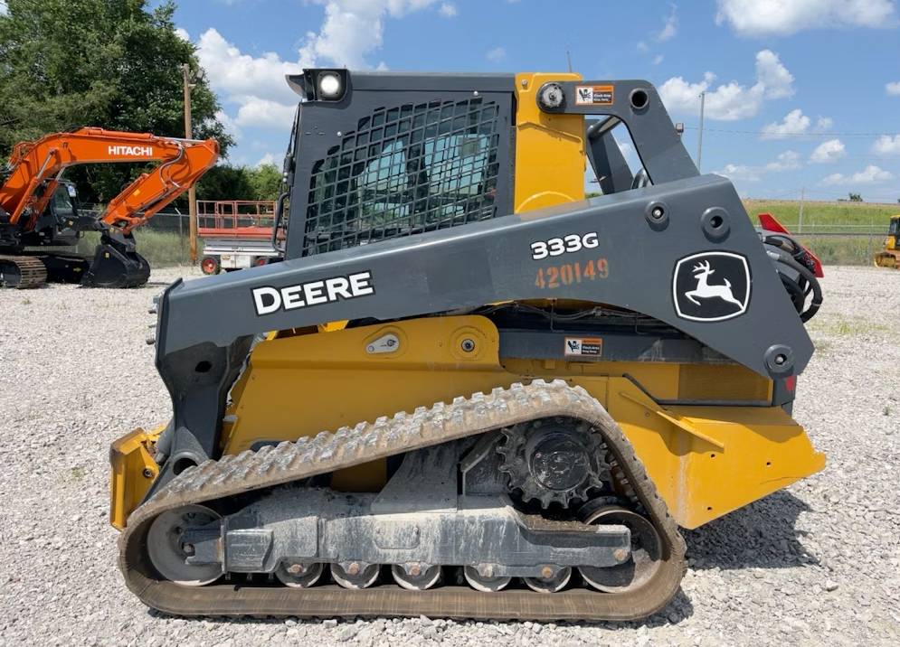 
								2022 John Deere 333G Skid Steer Track Loader AC Cab Crawler Aux Hyd full									