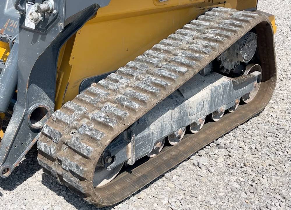 
								2022 John Deere 333G Skid Steer Track Loader AC Cab Crawler Aux Hyd full									